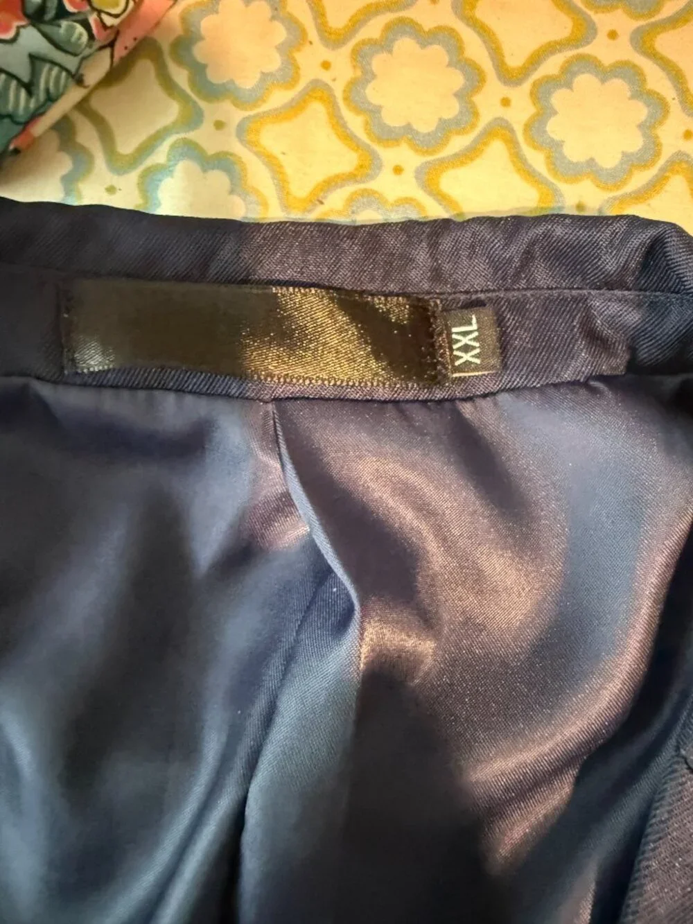 men’s navy blue blazer XXL